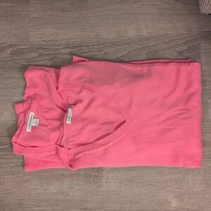 Lot of 2 Amazon Essentials Women's Lightweight V-Neck Tunic Sweater Pink Small